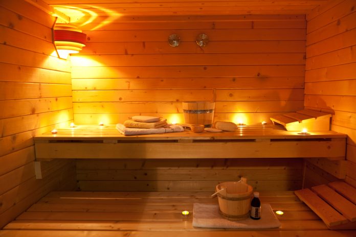 ontspanning in een sauna thuis